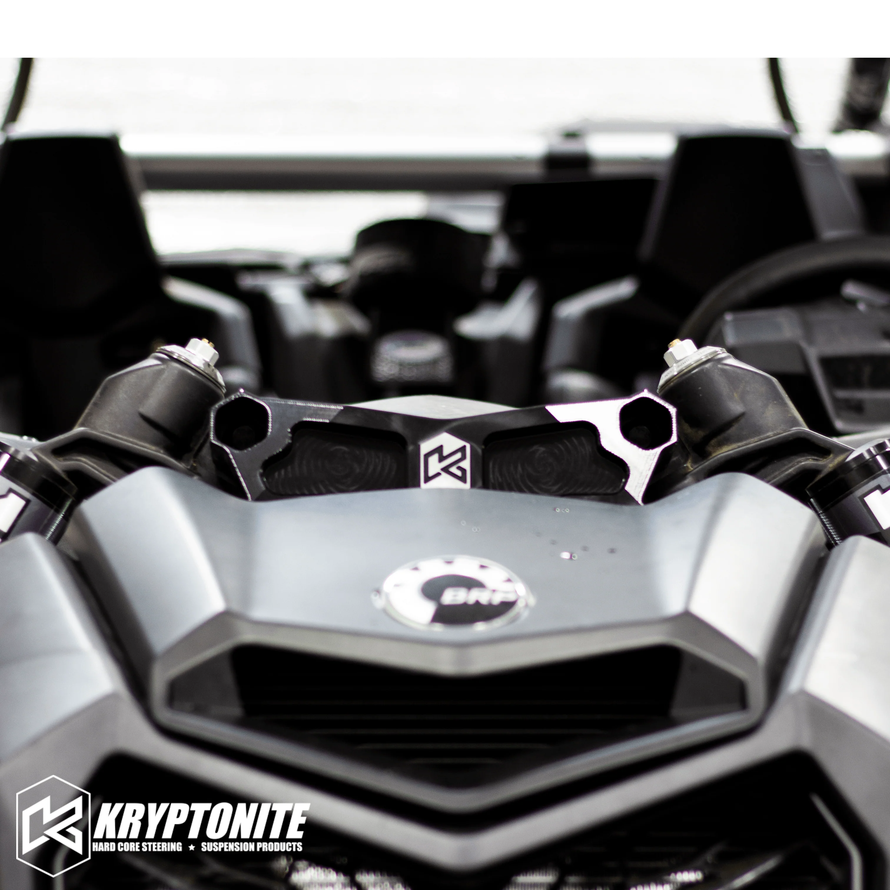 KRYPTONITE CAN-AM MAVERICK X3 DEATH GRIP FRONT SHOCK TOWER BRACE 2017-2026 - Image 2