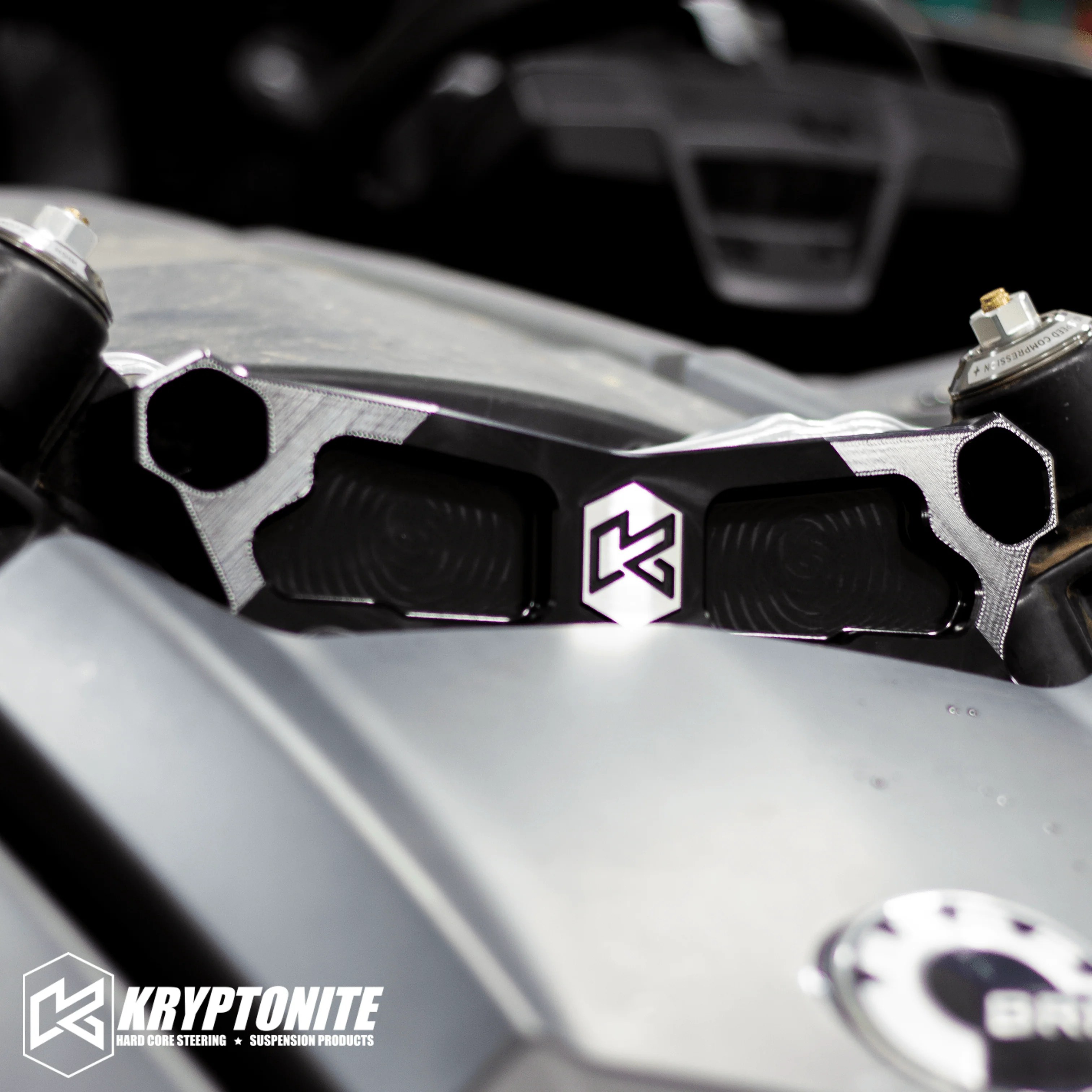 KRYPTONITE CAN-AM MAVERICK X3 DEATH GRIP FRONT SHOCK TOWER BRACE 2017-2026 - Image 3