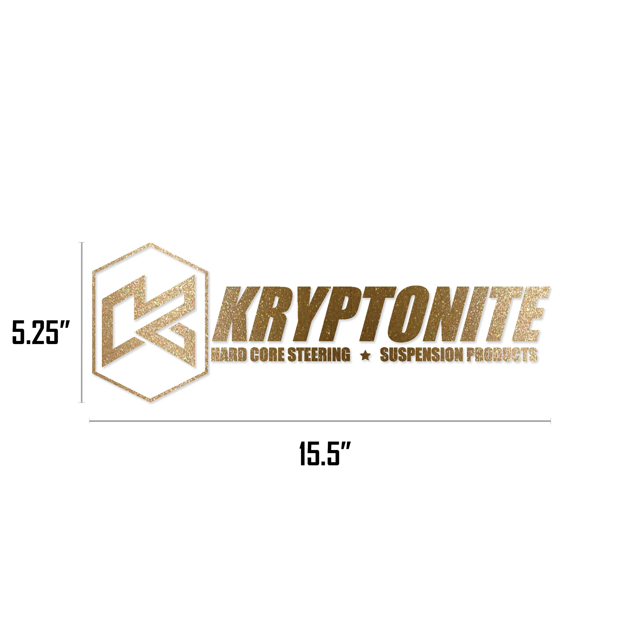 KRYPTONITE 15" BANNER VINYL TRANSFER STICKER - Image 5