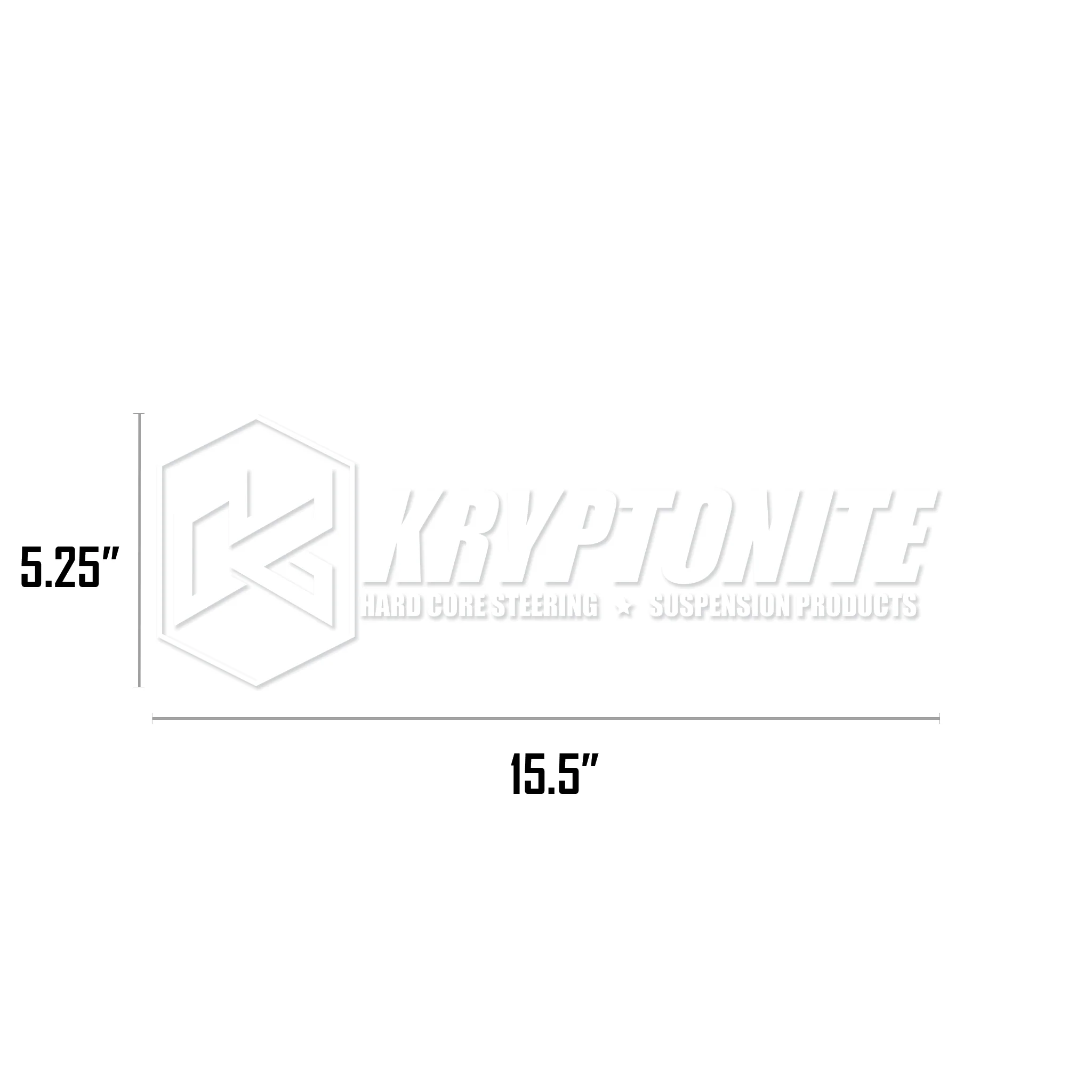 KRYPTONITE 15" BANNER VINYL TRANSFER STICKER - Image 6