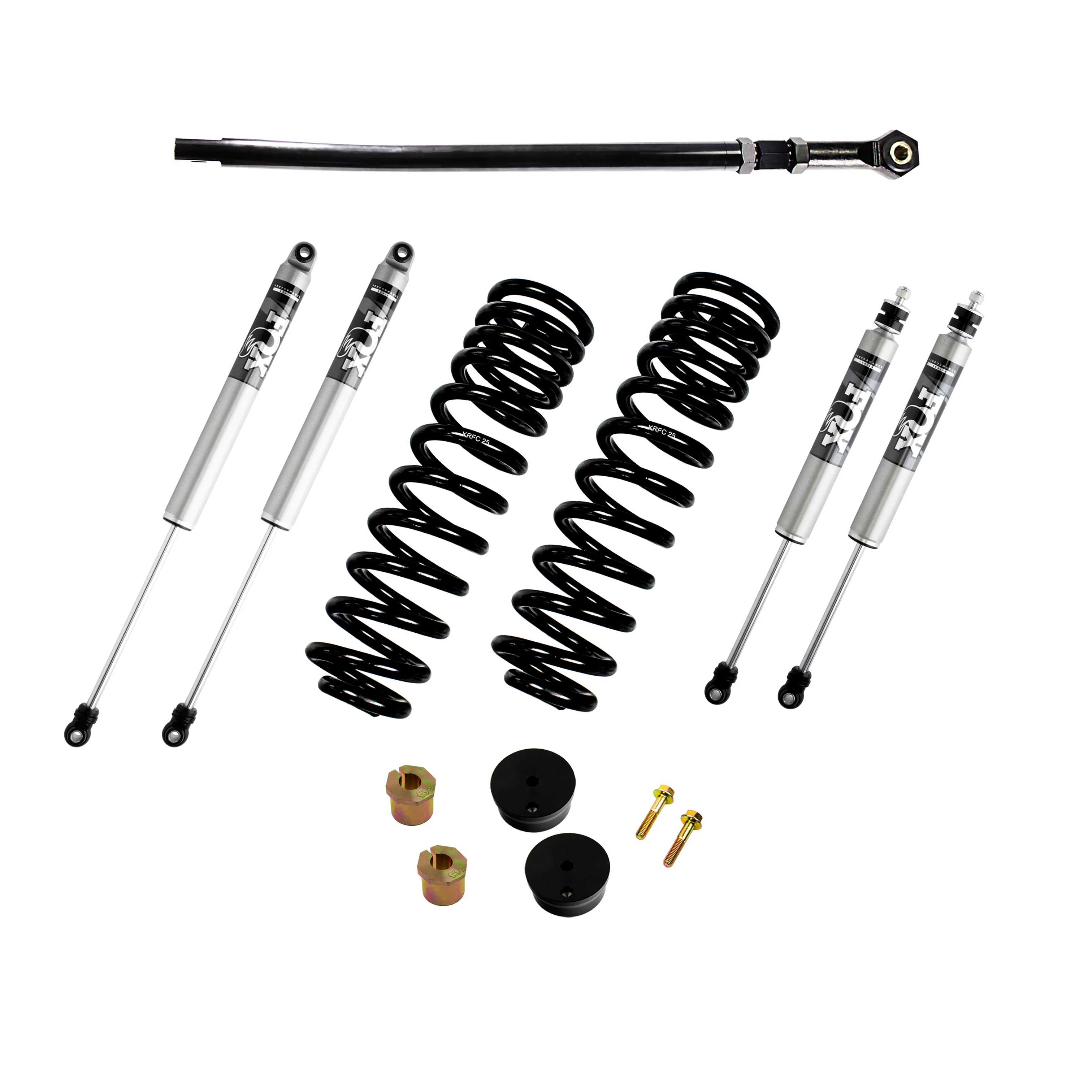 KRYPTONITE STAGE 2 LEVELING KIT WITH FOX SHOCKS FOR 2005-2016 FORD SUPER DUTY F-250/F-350