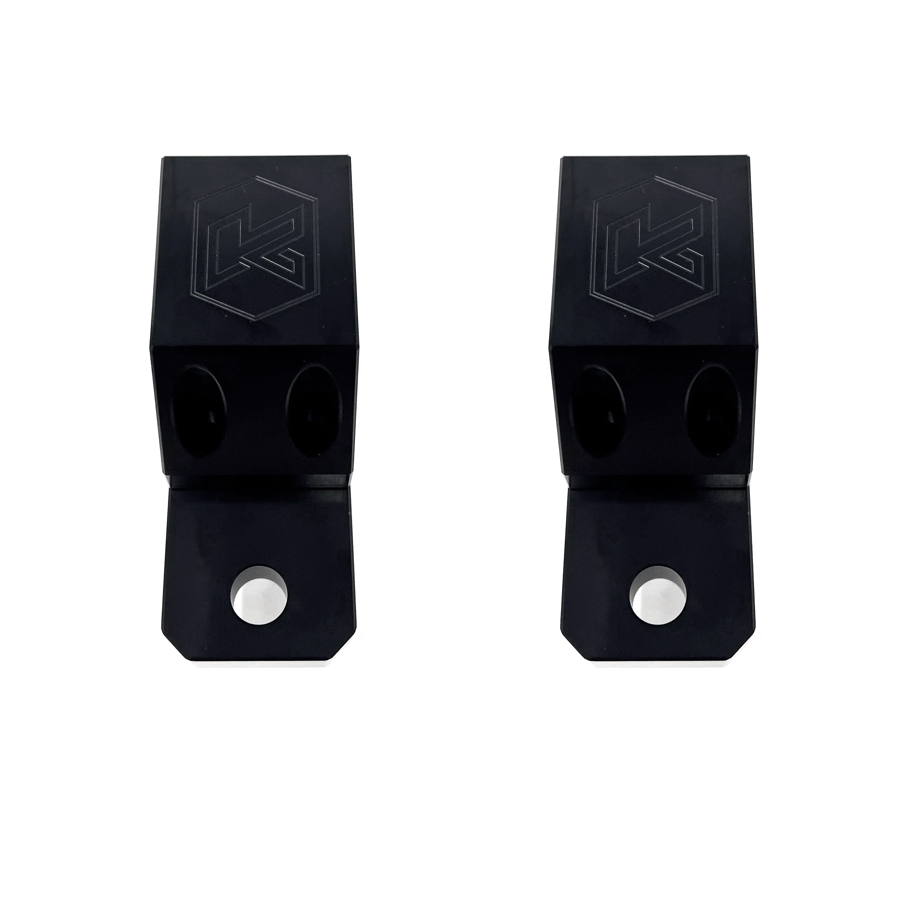 KRYPTONITE DUAL STEERING STABILIZER ADAPTER KIT FOR 2005+ FORD SUPER DUTY F-450/F-550