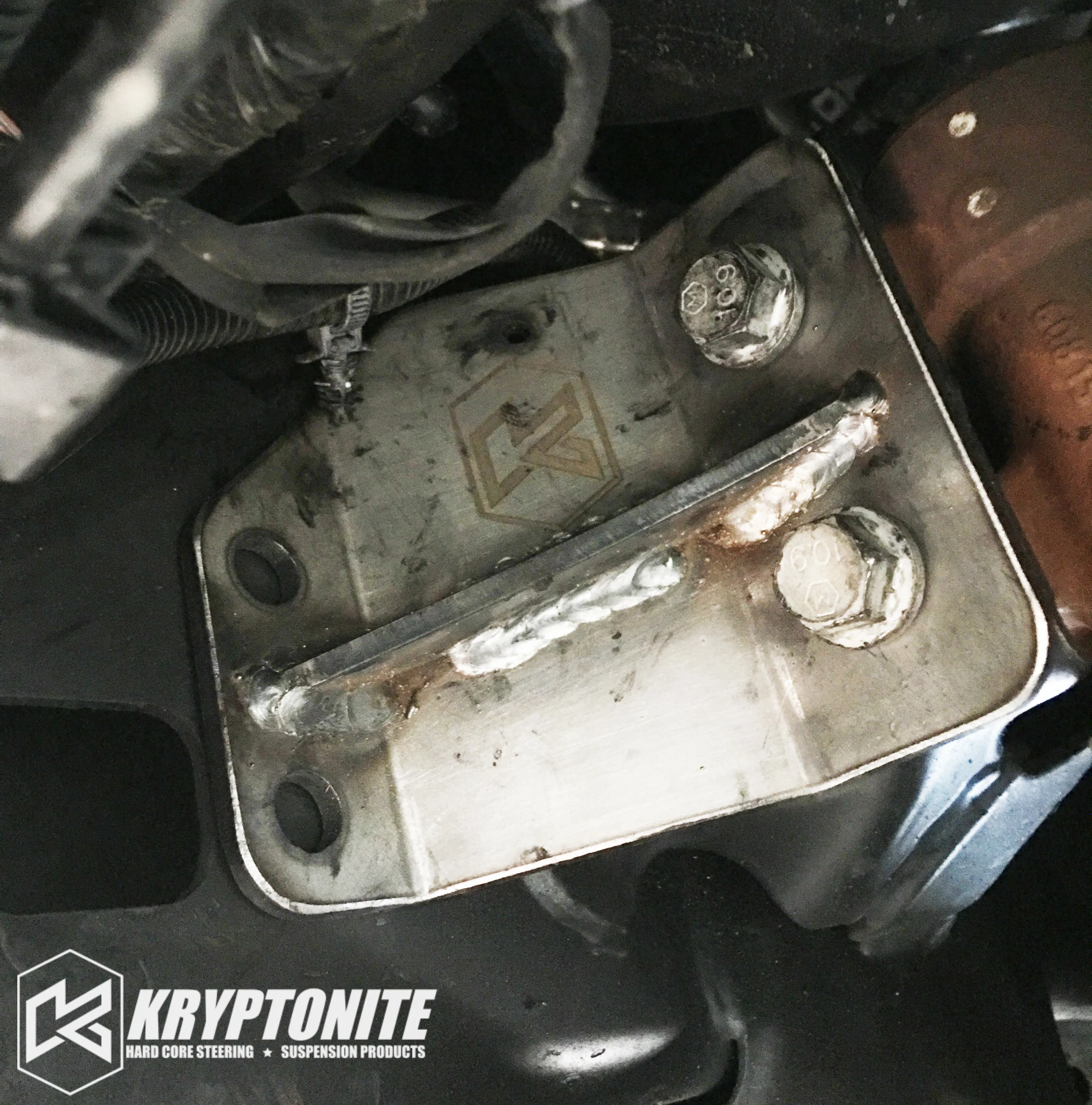 KRYPTONITE IDLER SUPPORT FRAME GUSSET FOR 2011–2026 CHEVY/GMC HD TRUCKS - Image 3