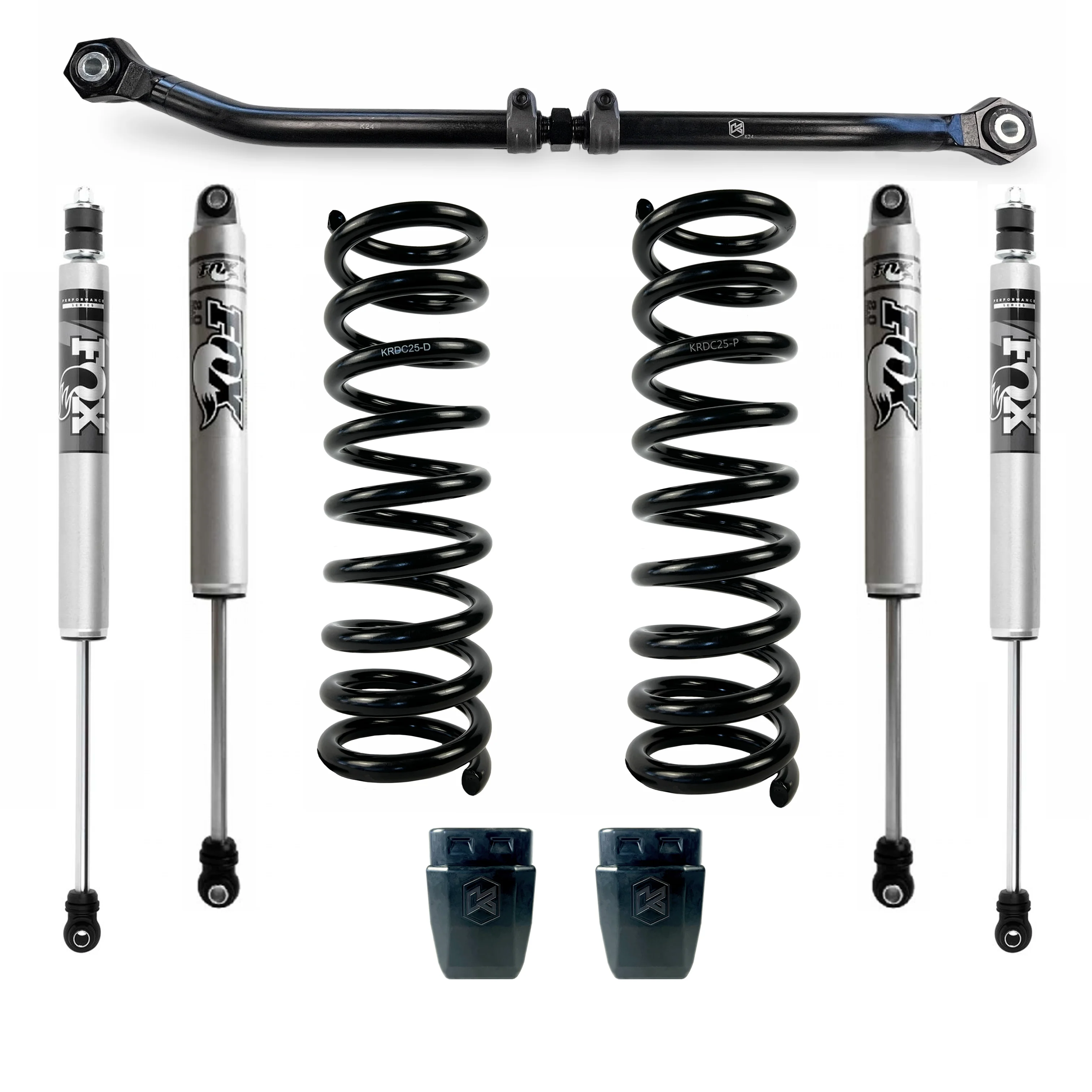 KRYPTONITE STAGE 2 LEVELING KIT WITH FOX SHOCKS FOR 2013-2026 RAM 3500